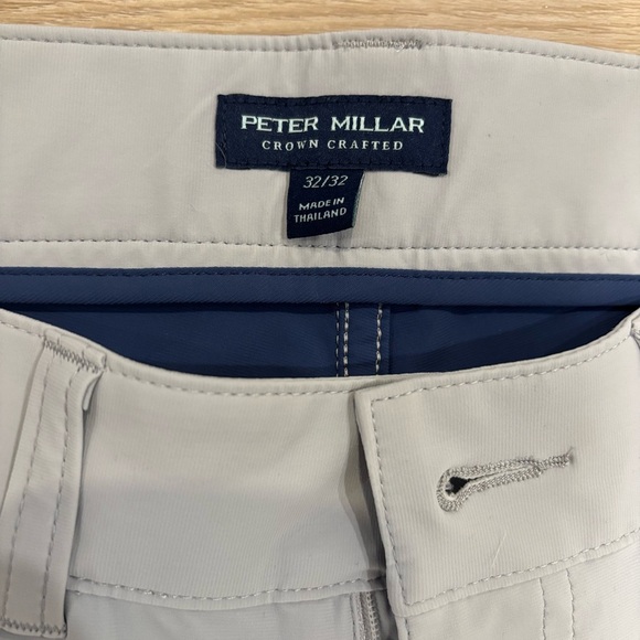 Peter Millar Soft Gray Chinos 32x32 - Picture 2 of 2